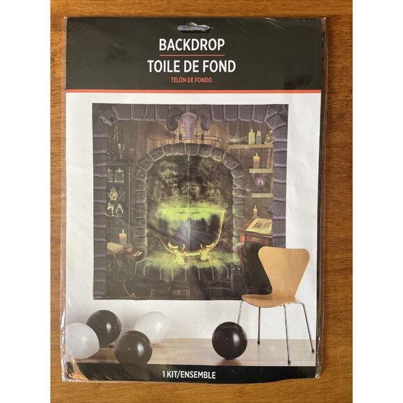 5FT Witches Kitchen Cauldron Photo Background Wall Decoration - Picture 2 of 4